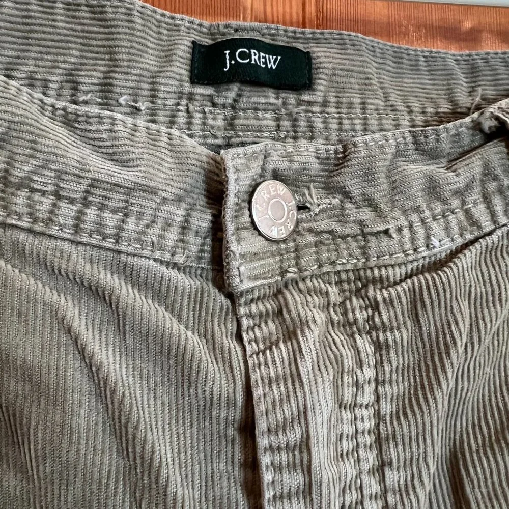 J Crew Corduroy Pants Sage